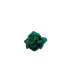 Side elevation of the narrow green blade, matrix beneath a 8.6 g crystal layer