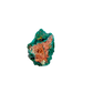 Crystal detail on the round thumbnail, the green once mistaken for emerald, 7.8 g