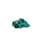 Underside of the round thumbnail, a 7.8 g Congolese dioptase