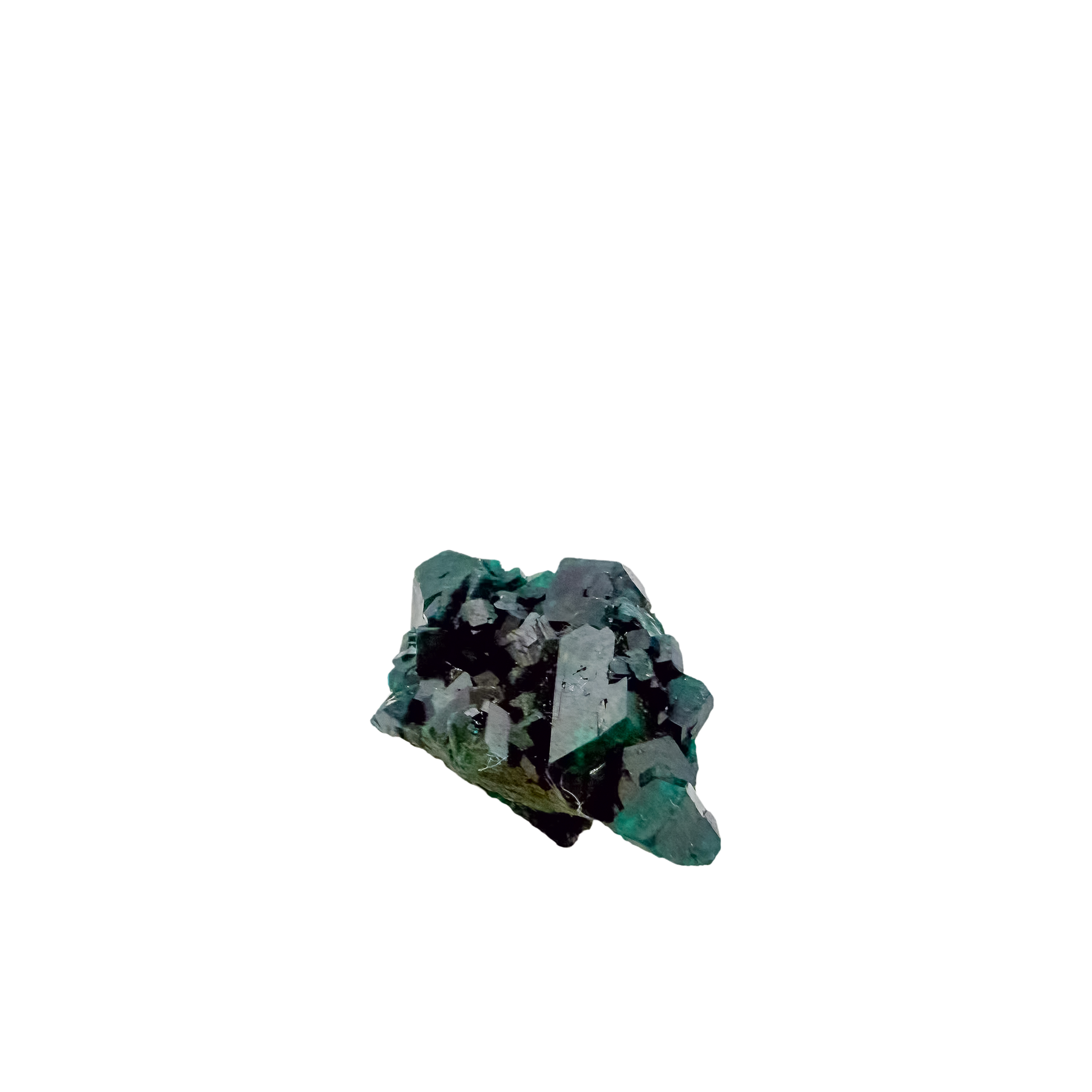 Profile of the tiny cube, 0.56 inches thick on its base