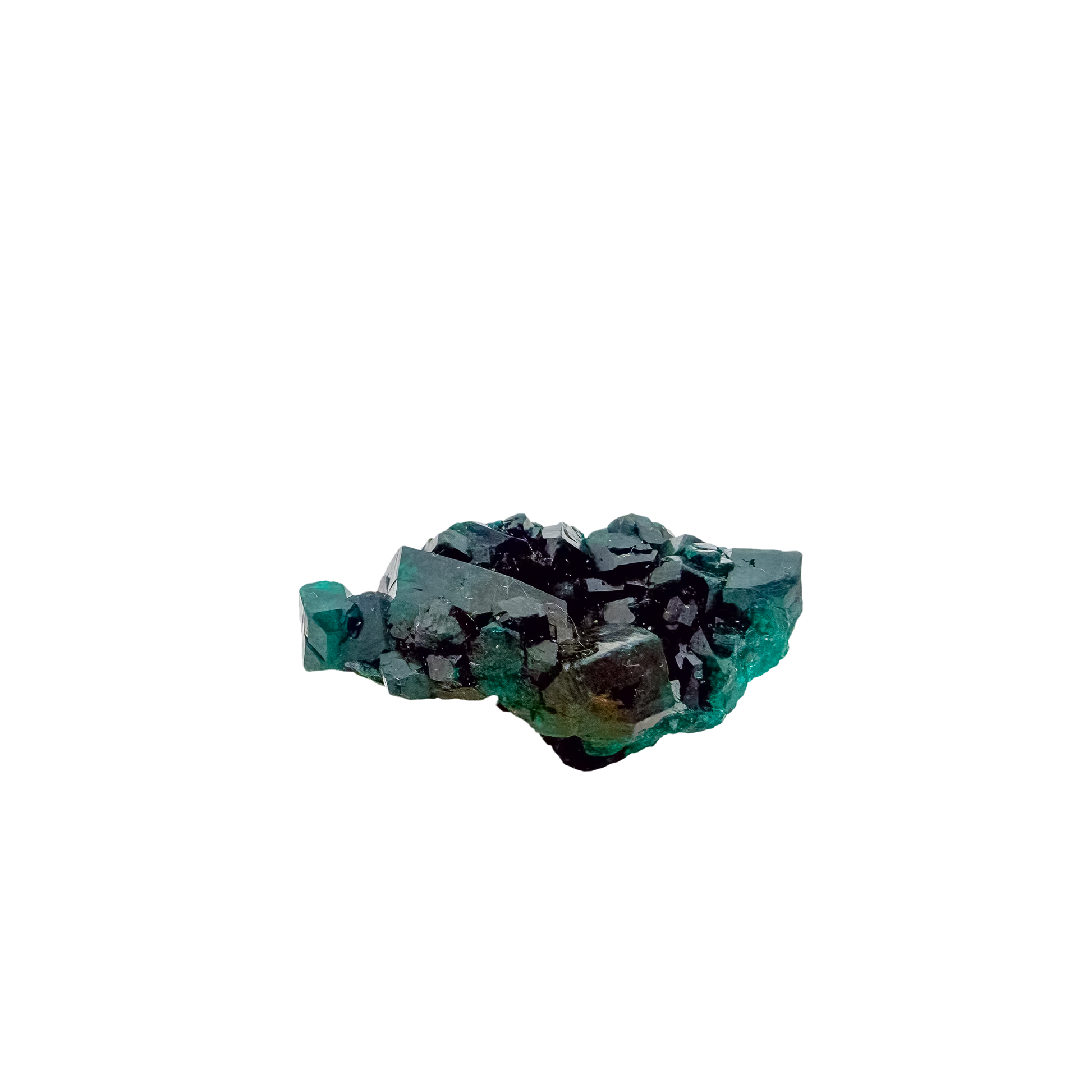 The tiny cube tilted to show 0.56 inches of depth