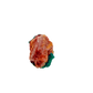 Back face of the delicate sliver, mostly unmineralized matrix, 0.89 inches