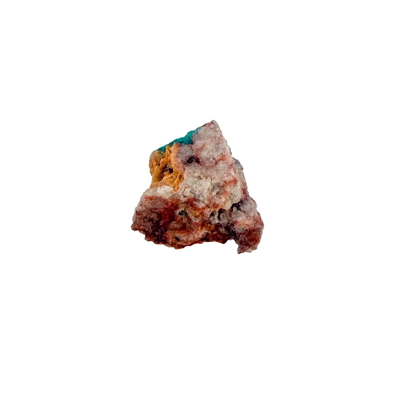 Underside of the neat thumbnail, a 7.5 g Congolese dioptase