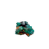 Dioptase specimen of 7.5 g from Renéville, its bright slim piece shown on white