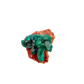 Raw dioptase crystal specimen from the Republic of the Congo, deep emerald-green druzy on matrix, specimen 10, view 1