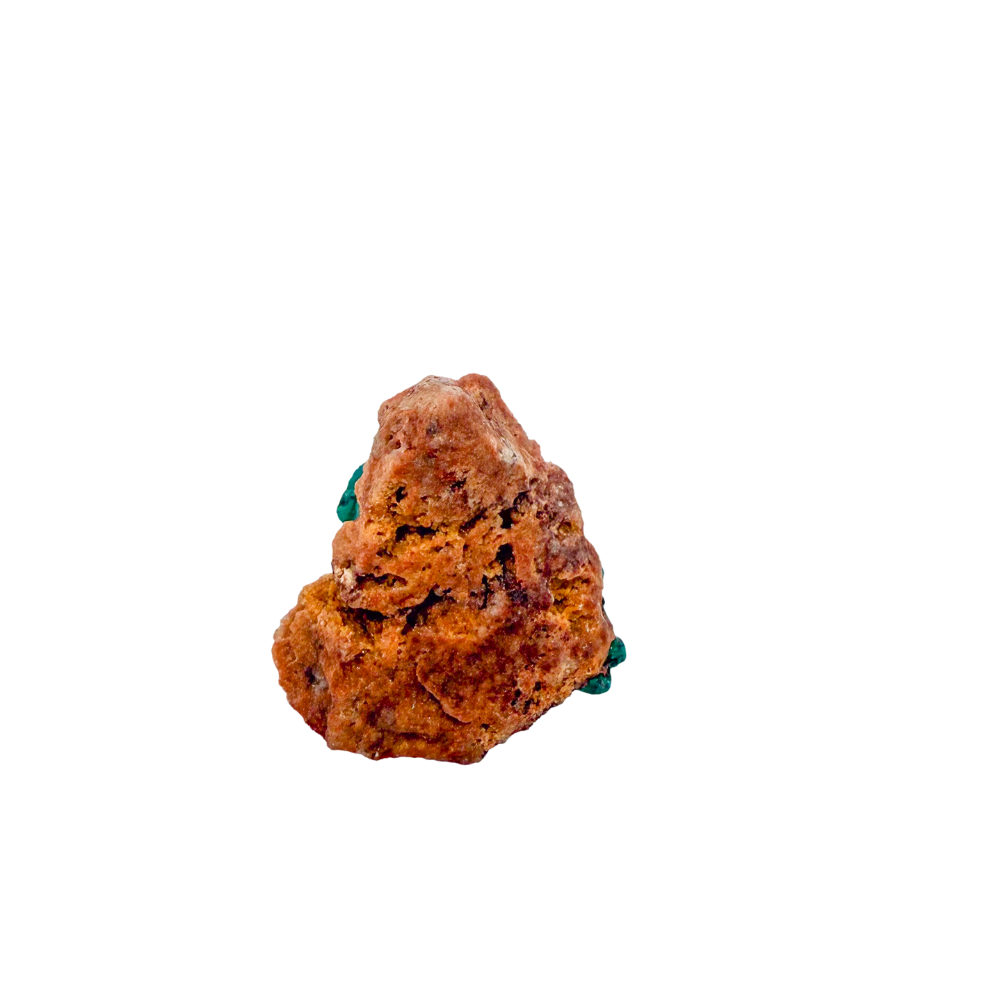 Raw dioptase crystal specimen from the Republic of the Congo, deep emerald-green druzy on matrix, specimen 10, view 4