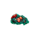 Raw dioptase crystal specimen from the Republic of the Congo, deep emerald-green druzy on matrix, specimen 11, view 1