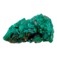 Raw dioptase crystal specimen from the Republic of the Congo, deep emerald-green druzy on matrix, specimen 11, view 3