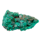 Raw dioptase crystal specimen from the Republic of the Congo, deep emerald-green druzy on matrix, specimen 11, view 4