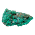 Raw dioptase crystal specimen from the Republic of the Congo, deep emerald-green druzy on matrix, specimen 11, view 4