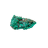 Raw dioptase crystal specimen from the Republic of the Congo, deep emerald-green druzy on matrix, specimen 11, view 4