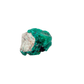 Raw dioptase crystal specimen from the Republic of the Congo, deep emerald-green druzy on matrix, specimen 12, view 1