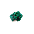 Raw dioptase crystal specimen from the Republic of the Congo, deep emerald-green druzy on matrix, specimen 12, view 4