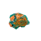 Raw dioptase crystal specimen from the Republic of the Congo, deep emerald-green druzy on matrix, specimen 13, view 2