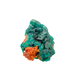 Raw dioptase crystal specimen from the Republic of the Congo, deep emerald-green druzy on matrix, specimen 13, view 3