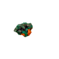 Raw dioptase crystal specimen from the Republic of the Congo, deep emerald-green druzy on matrix, specimen 13, view 6