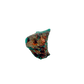 Raw dioptase crystal specimen from the Republic of the Congo, deep emerald-green druzy on matrix, specimen 14, view 2