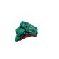 Raw dioptase crystal specimen from the Republic of the Congo, deep emerald-green druzy on matrix, specimen 14, view 4