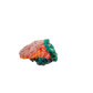 Raw dioptase crystal specimen from the Republic of the Congo, deep emerald-green druzy on matrix, specimen 17, view 4