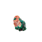 Raw dioptase crystal specimen from the Republic of the Congo, deep emerald-green druzy on matrix, specimen 17, view 5