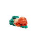 Raw dioptase crystal specimen from the Republic of the Congo, deep emerald-green druzy on matrix, specimen 19, view 6