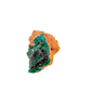 Raw dioptase crystal specimen from the Republic of the Congo, deep emerald-green druzy on matrix, specimen 20, view 5
