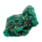 Raw dioptase crystal specimen from the Republic of the Congo, deep emerald-green druzy on matrix, specimen 4, view 3