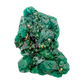 Raw dioptase crystal specimen from the Republic of the Congo, deep emerald-green druzy on matrix, specimen 4, view 4