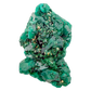 Raw dioptase crystal specimen from the Republic of the Congo, deep emerald-green druzy on matrix, specimen 4, view 5