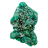 Raw dioptase crystal specimen from the Republic of the Congo, deep emerald-green druzy on matrix, specimen 4, view 5