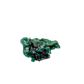 Raw dioptase crystal specimen from the Republic of the Congo, deep emerald-green druzy on matrix, specimen 5, view 3