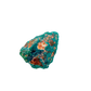 Raw dioptase crystal specimen from the Republic of the Congo, deep emerald-green druzy on matrix, specimen 6, view 3
