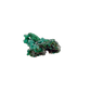 Raw dioptase crystal specimen from the Republic of the Congo, deep emerald-green druzy on matrix, specimen 7, view 1