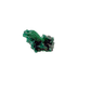 Raw dioptase crystal specimen from the Republic of the Congo, deep emerald-green druzy on matrix, specimen 7, view 2