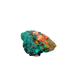 Raw dioptase crystal specimen from the Republic of the Congo, deep emerald-green druzy on matrix, specimen 8, view 1