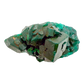 Raw dioptase crystal specimen from the Republic of the Congo, deep emerald-green druzy on matrix, specimen 8, view 2