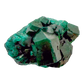 Raw dioptase crystal specimen from the Republic of the Congo, deep emerald-green druzy on matrix, specimen 8, view 4
