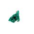 Raw dioptase crystal specimen from the Republic of the Congo, deep emerald-green druzy on matrix, specimen 9, view 1