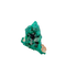 Raw dioptase crystal specimen from the Republic of the Congo, deep emerald-green druzy on matrix, specimen 9, view 2
