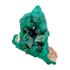 Raw dioptase crystal specimen from the Republic of the Congo, deep emerald-green druzy on matrix, specimen 9, view 2