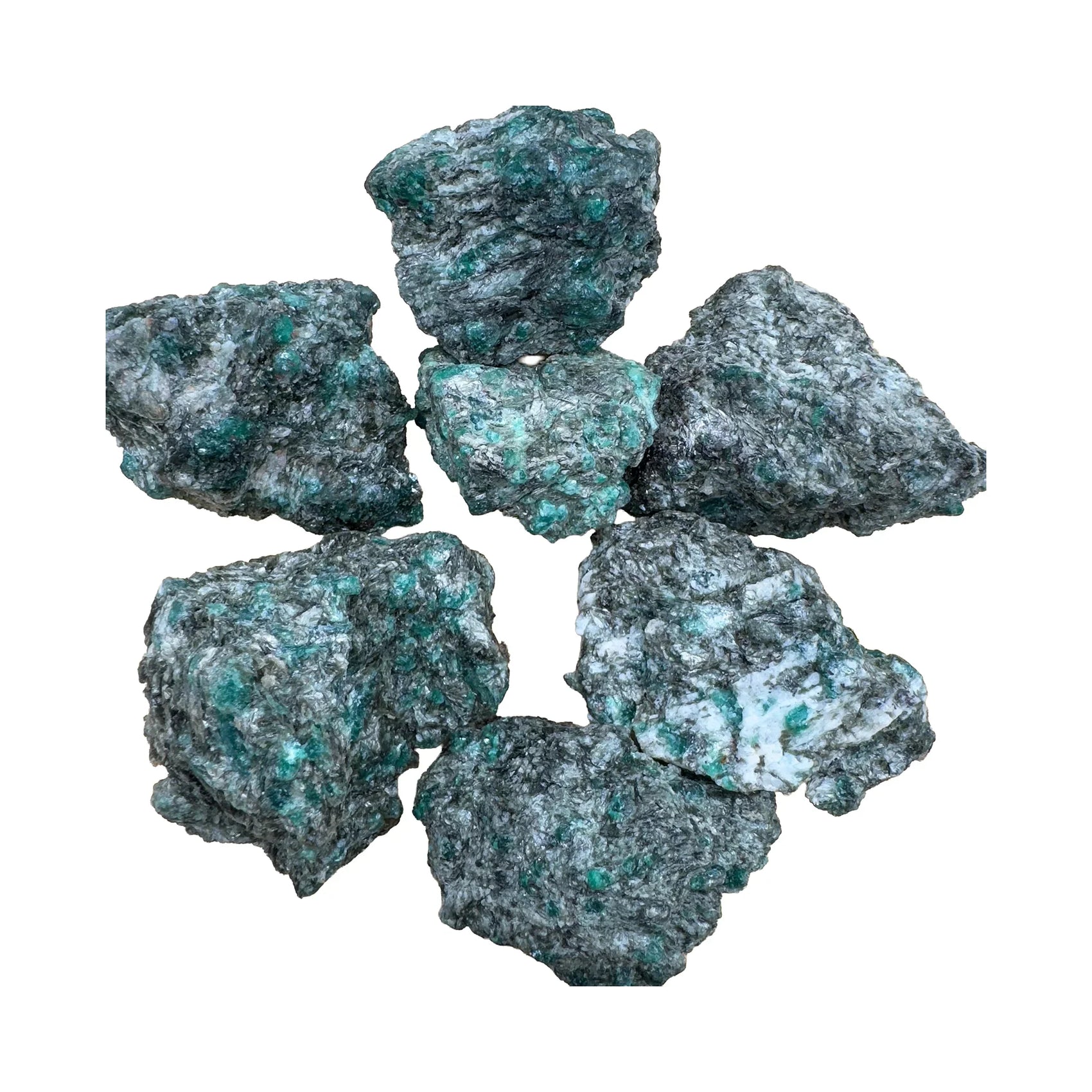 Emerald Crystals for Abundance, Emotional Healing & Healing — green rough natural, AA grade from Zimbabwe