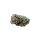 Raw emerald specimen, rear view of natural host rock