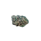 Raw emerald specimen in mica-schist matrix from Zimbabwe, AA grade, green beryl crystal in silvery host rock