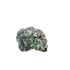 Raw emerald specimen in mica-schist matrix from Zimbabwe, AA grade, green beryl speckled through host rock