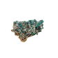 Raw emerald specimen in mica-schist matrix from Zimbabwe, AA grade, wide view of green beryl