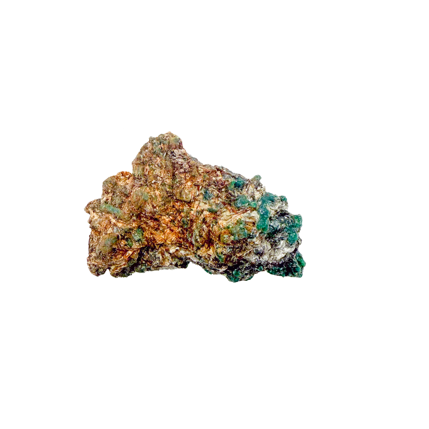 Raw emerald in matrix, alternate angle of green beryl
