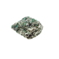 Raw emerald specimen in mica-schist matrix from Zimbabwe, AA grade, green beryl crystals on top