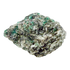 Raw emerald specimen in mica-schist matrix from Zimbabwe, AA grade, green beryl crystals on top