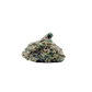 Raw emerald specimen from Zimbabwe, front view of green beryl in matrix