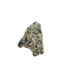 Raw emerald specimen, rear view of natural host rock